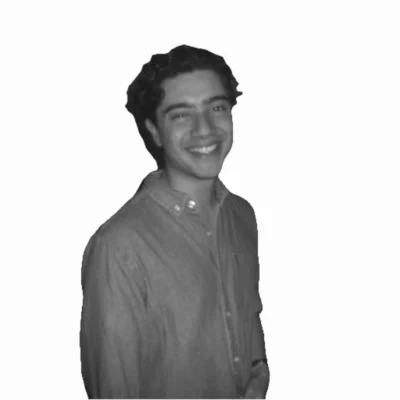 Retrato en blanco y negro de Sebastián Matez